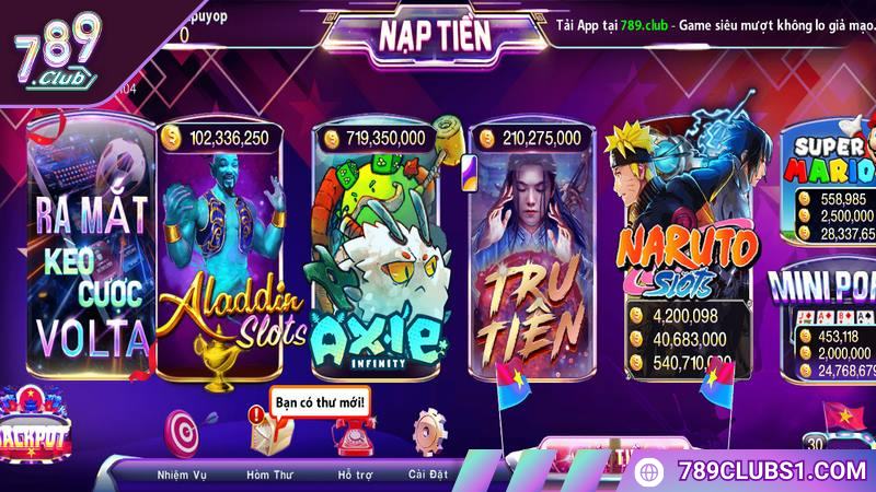 Nổ hũ 789CLUB điểm nhấn đặc biệt của cổng game